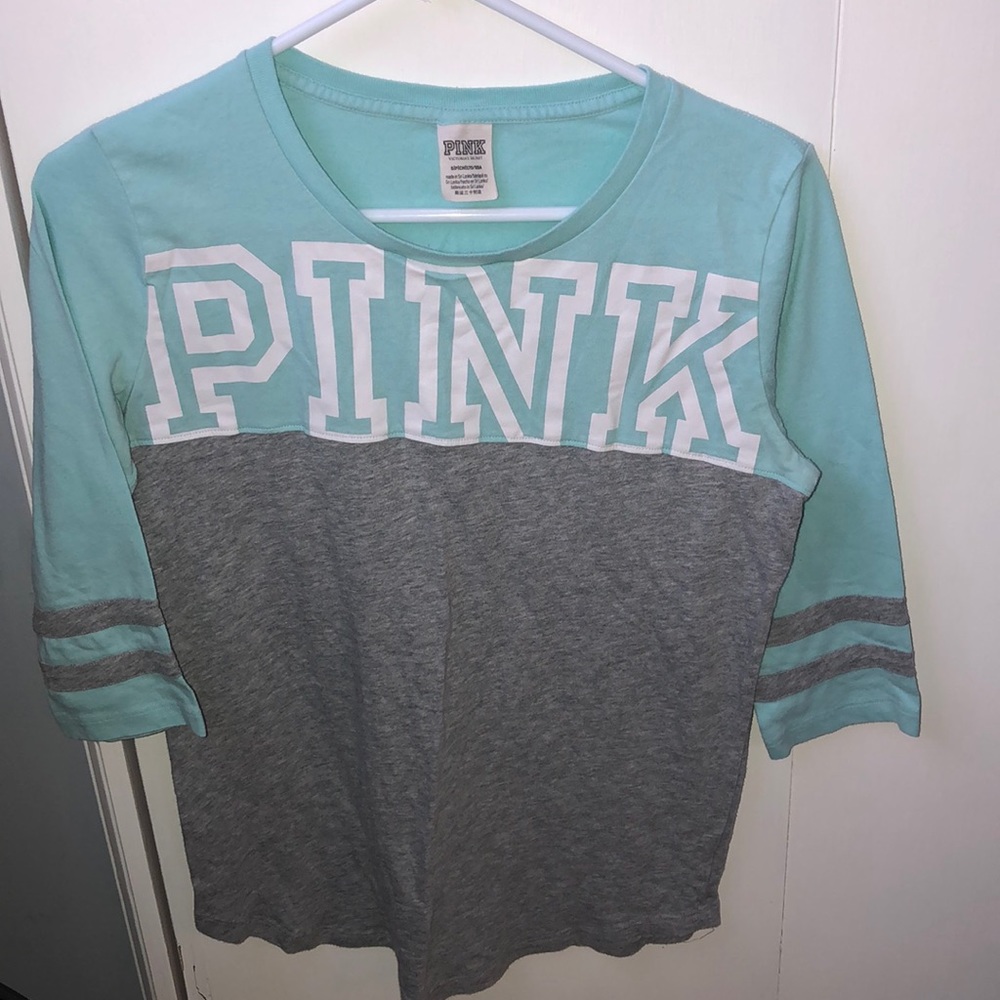 3/4 sleeve PINK tee